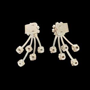 Vintage Rhinestone Clip Earrings